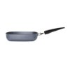 Grillpan DIAMOND LITE 28 x 28 cm, voor inductie, afneembare handgreep, titanium, WOLL