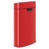 Touch prullenbak TOUCH BIN NEW 40 l, felrood, Brabantia