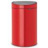 Touch prullenbak TOUCH BIN NEW 40 l, felrood, Brabantia