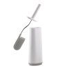 Toiletborstel met houder FLEX, wit en grijs, Joseph Joseph