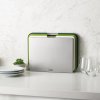 Snijplank (set) NEST3 L 60164, 3-delig, met houder, groen, kunststof, Joseph Joseph