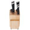 Messenset ICE FORCE K232S574, set van 6 stuks, met blok, Tefal