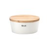 Broodtrommel 27 x 20 cm, met houten deksel/snijplank, Continenta