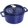 Lage braadpan 30 cm, donkerblauw, gietijzer, Staub