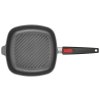 Grillpan TITANIUM NOWO 28 x 28 cm, voor inductie, afneembaar handvat, WOLL
