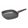 Grillpan TITANIUM NOWO 28 x 28 cm, voor inductie, afneembaar handvat, WOLL