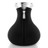 Theepot met infuser 1 l, met isolerende hoes, antraciet, glas en staal, Eva Solo