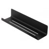 Doucheplanchet MODO 34 cm, staal, zwart