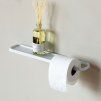 Wc-rolhouder MINDSET, met planchet, mineraal wit, Brabantia