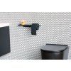 Wc-rolhouder MINDSET, met planchet, mineraal grijs, Brabantia
