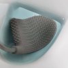 Toiletborstel met houder FLEX LITE 70522, wit/grijs, silicone, Joseph Joseph