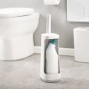 toiletborstel FLEX PLUS 70516, met opslagruimte, wit / grijs, Joseph Joseph