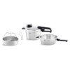Hogedrukpan VITAVIT PREMIUM, set van 2 stuks, 4,5 l en 2,5 l, Fissler