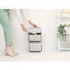 Afvalbak SORT & GO 20 l, stapelbaar, lichtgrijs, Brabantia