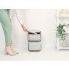 Afvalbak SORT & GO 20 l, stapelbaar, lichtgrijs, Brabantia