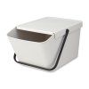 Afvalbak SORT & GO 20 l, stapelbaar, lichtgrijs, Brabantia