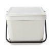Afvalbak SORT & GO 20 l, stapelbaar, lichtgrijs, Brabantia
