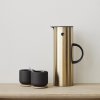 Mok met onderzetter THEO 200 ml, zwart, Stelton