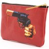 Make-up-tasje TOILETPAPER REVOLVER 15,5 x 9,5 cm, rood, Seletti