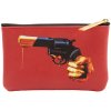 Make-up-tasje TOILETPAPER REVOLVER 15,5 x 9,5 cm, rood, Seletti