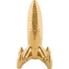 Decoratief ruimteschip MEMORABILIA MY SPACESHIP 27 cm, goudkleurig, porselein, Seletti