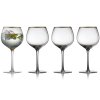 Gin-tonic glas PALERMO GOLD, set van 4 stuks, 650 ml, Lyngby Glas