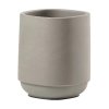 Tandenborstelbeker TIME 10 cm, donkergrijs, beton, Zone Denmark