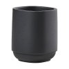 Tandenborstelbeker TIME 10 cm, zwart, beton, Zone Denmark