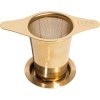 Thee-infuser, goud, roestvrij staal, Lune Tea