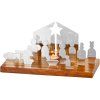 Kerststal BETHLEHEM 37 cm, hout / roestvrij staal, Philippi