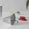 Thee-infuser INFUSION 9 cm, rood, roestvrij staal, Viva Scandinavia