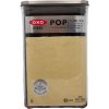 Voorraadbus POP STEEL 4,2 l, groot vierkant, kunststof, OXO