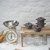 Cocotte 10 cm, set van 4 stuks, grijs, keramiek, Staub