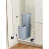 Prullenbak GORECYCLE 30112 46 l, voor gesorteerd afval, grijs, Joseph Joseph