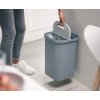 Prullenbak GORECYCLE 30109 14 l, voor gesorteerd afval, grijs, Joseph Joseph