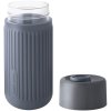 Reisbeker 340 ml, grijs, glas, Black+Blum