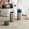 Reisbeker 340 ml, marine, roestvrij staal, Black+Blum