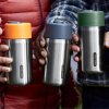 Reisbeker 340 ml, oranje, roestvrij staal, Black+Blum
