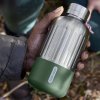 Waterbidon EXPLORER 650 ml, olijf, roestvrij staal, Black+Blum