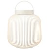 Draagbare tafellamp LITO M 30,5 cm, LED, zijdegrijs, staal, Blomus