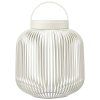 Draagbare tafellamp LITO M 30,5 cm, LED, zijdegrijs, staal, Blomus
