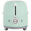Broodrooster TSF01PGEU, 2 sleuven, pastelgroen, Smeg