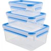 Vershoudbakje (set) MASTER SEAL FRESH, 3-delig, blauw, kunststof, Tefal