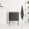 Touch prullenbak BO TOUCH BIN 3 x 11 l, confident grey, staal, Brabantia