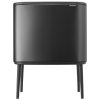 Touch prullenbak BO TOUCH BIN 11 + 23 l, confident grey, staal, Brabantia