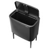 Touch prullenbak BO TOUCH BIN 36 l, confident grey, staal, Brabantia