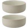 Serveerschaal EMMA 13,5 cm, set van 2 stuks, grijs, keramiek, Stelton