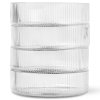 Opdienchaal RIPPLE 12 cm, set van 4 stuks, licht, ferm LIVING