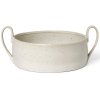 Fruitschaal FLOW 32 cm, wit, aardewerk, ferm LIVING