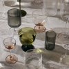 wijnglas RIPPLE 270 ml, set van 2 stuks, grijs, stevig LIVING